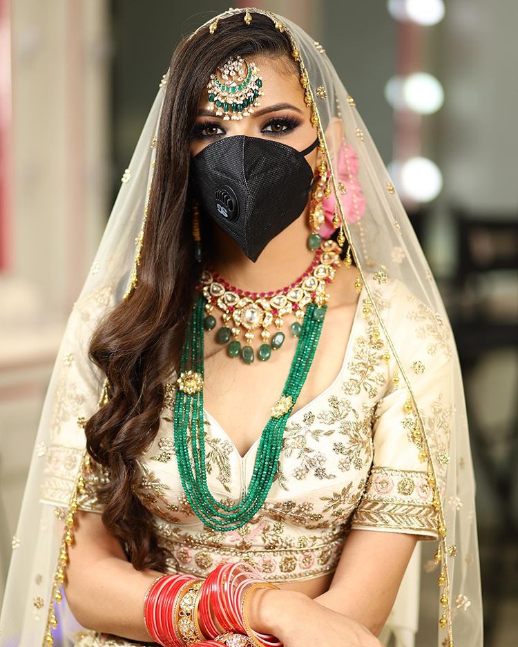 Bride-in-mask