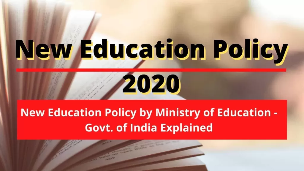 new education system in india